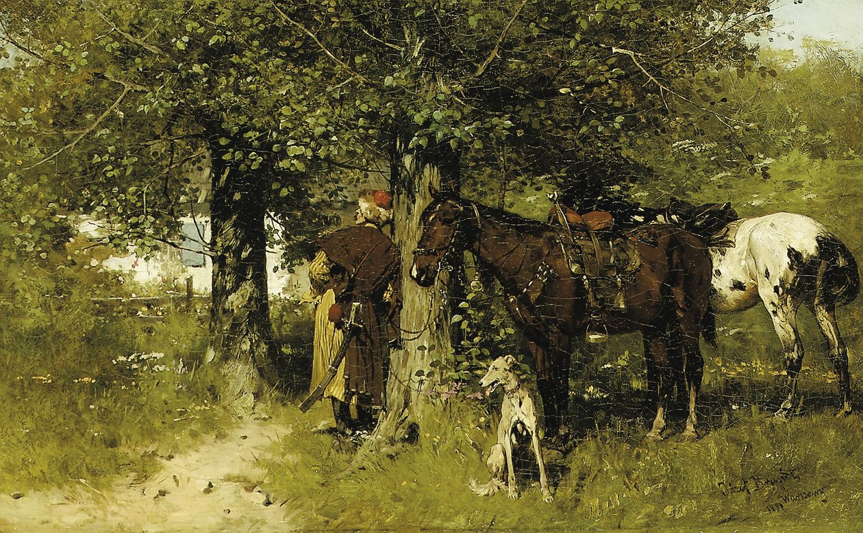 Møtet, 1881 av Jozef Brandt