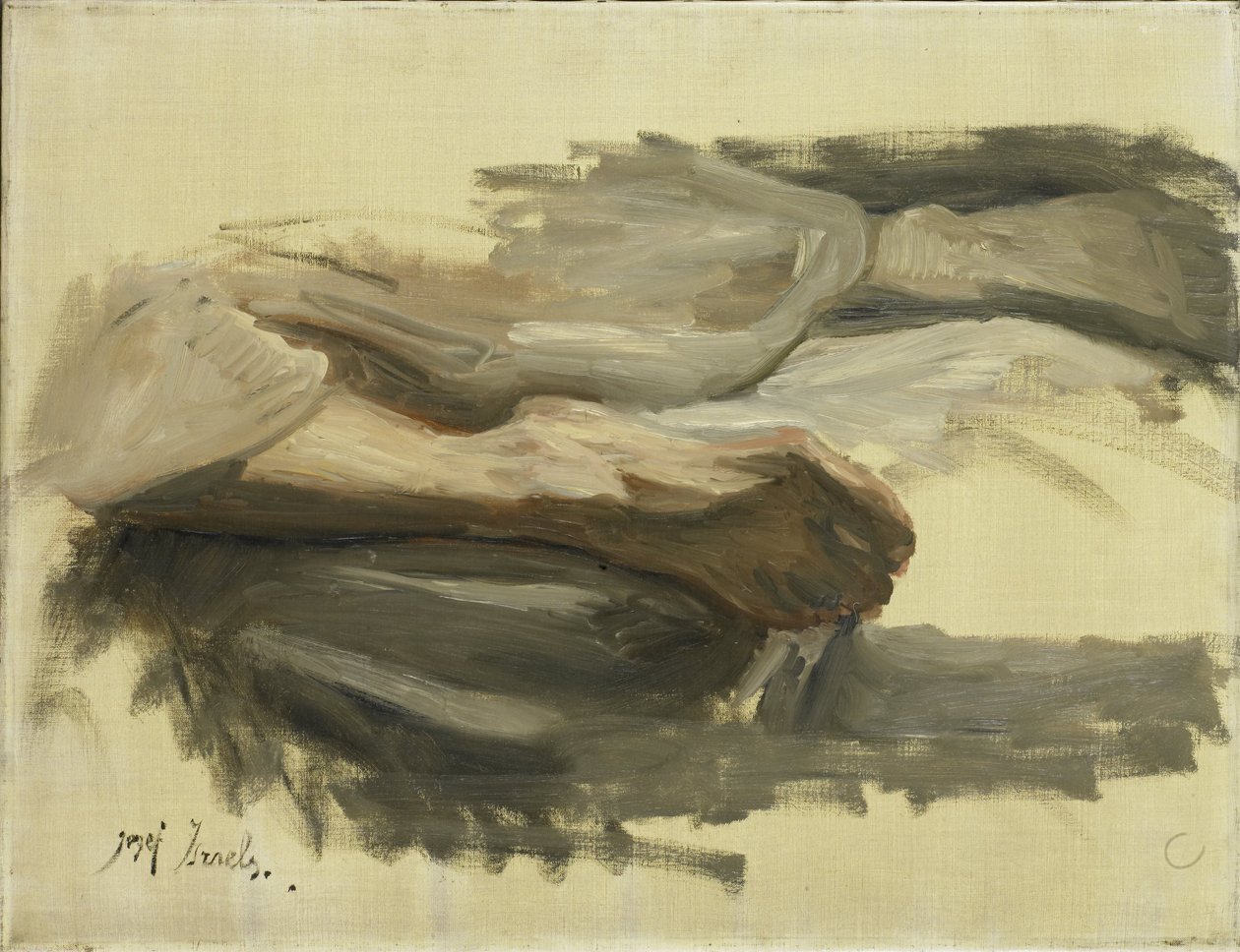 Sauls bein av Jozef Israëls (signed by artist)