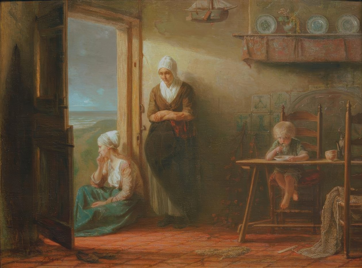 Etter stormen av Jozef Israëls