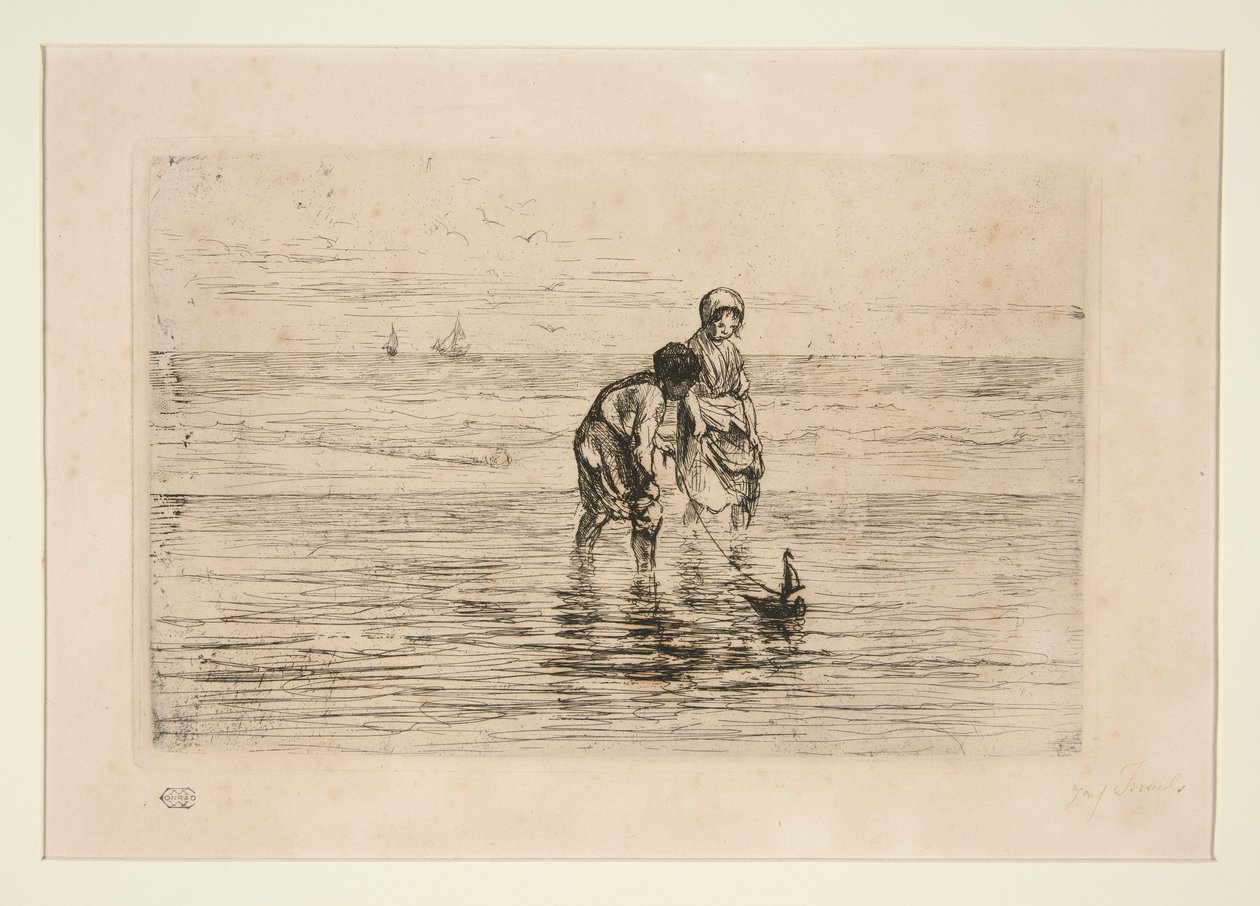 Barn på stranden av Jozef Israëls
