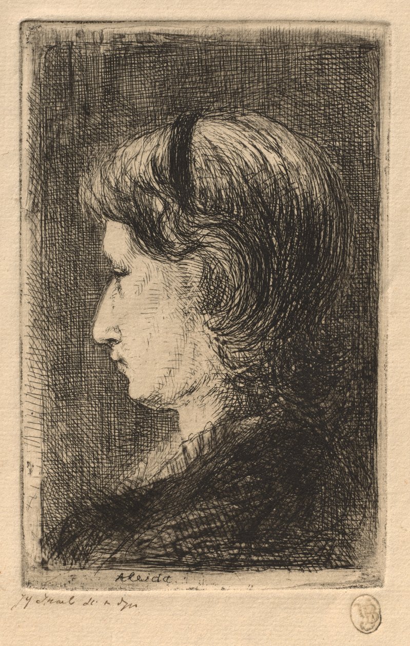 Portrett av Mrs. israelsk av Jozef Israëls