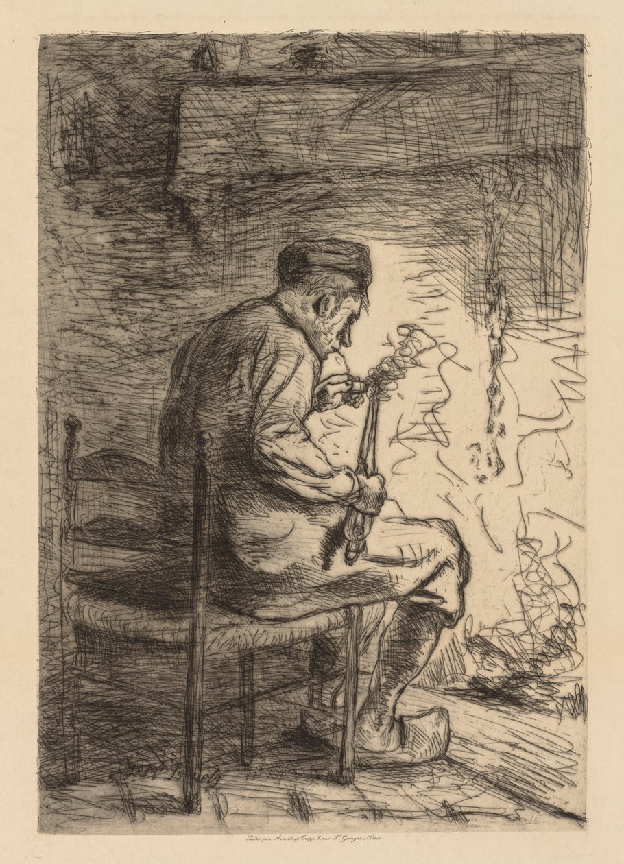 Røykeren. av Jozef Israëls
