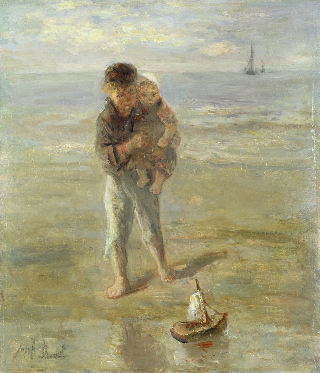 Lekebåten av Jozef Israëls