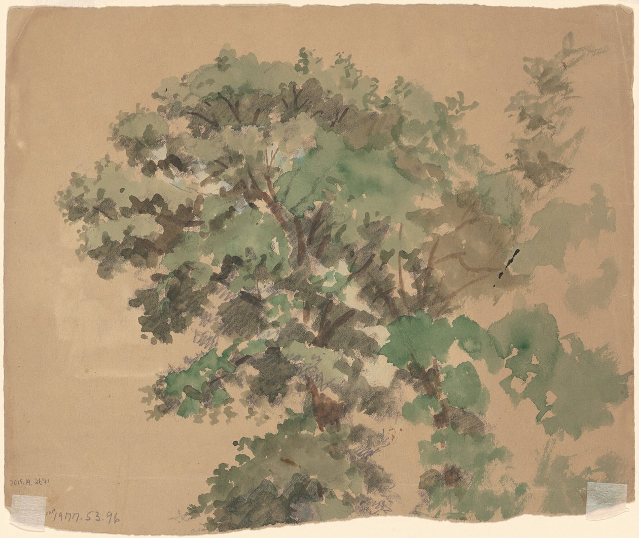 Tre [verso] av Jr. Enoch Wood Perry