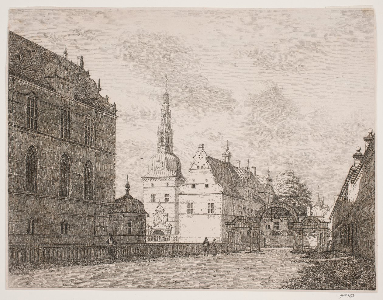 Karusselgården på Frederiksborg av Jørgen Roed