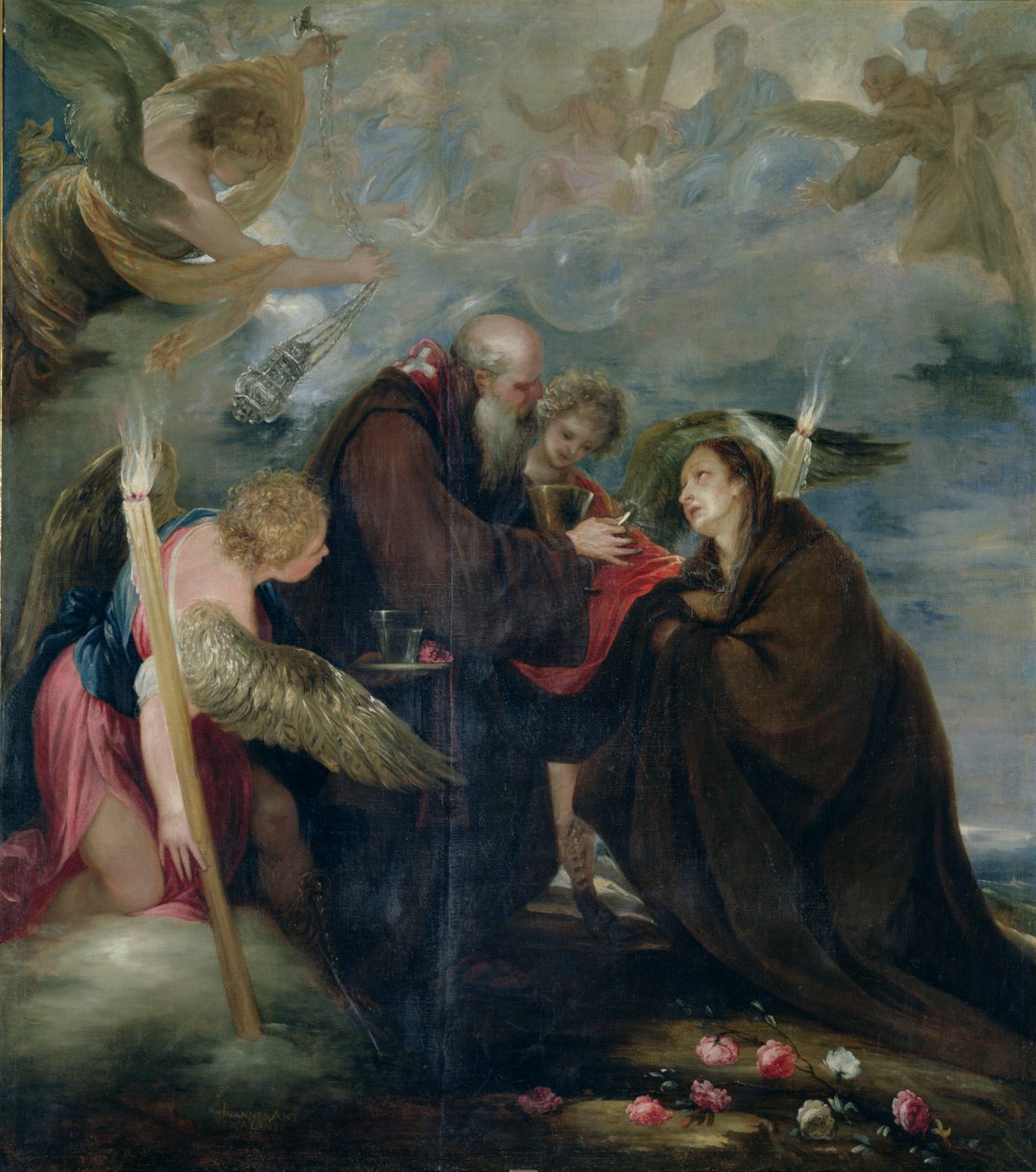 Nattverden til St. Rose av Viterbo (Jomfruen) av Juan Antonio Escalante