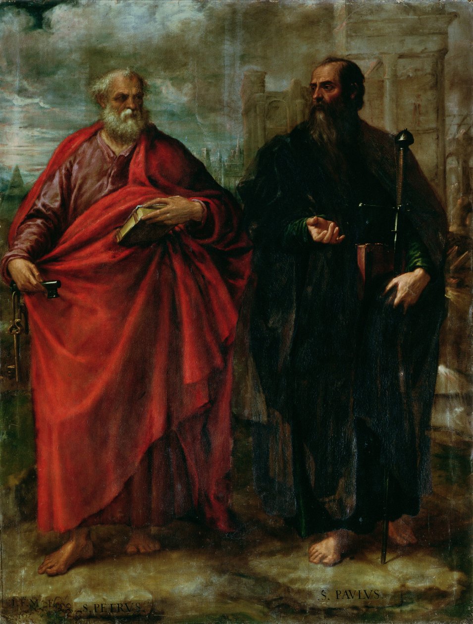 St. Peter og St. Paul, 1577 av Juan Fernandez de Navarrete