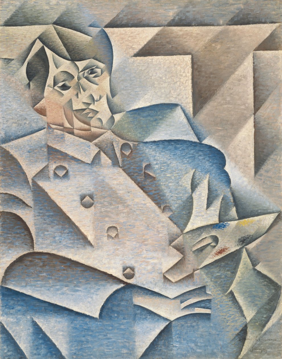 Portrett av Pablo Picasso av Juan Gris