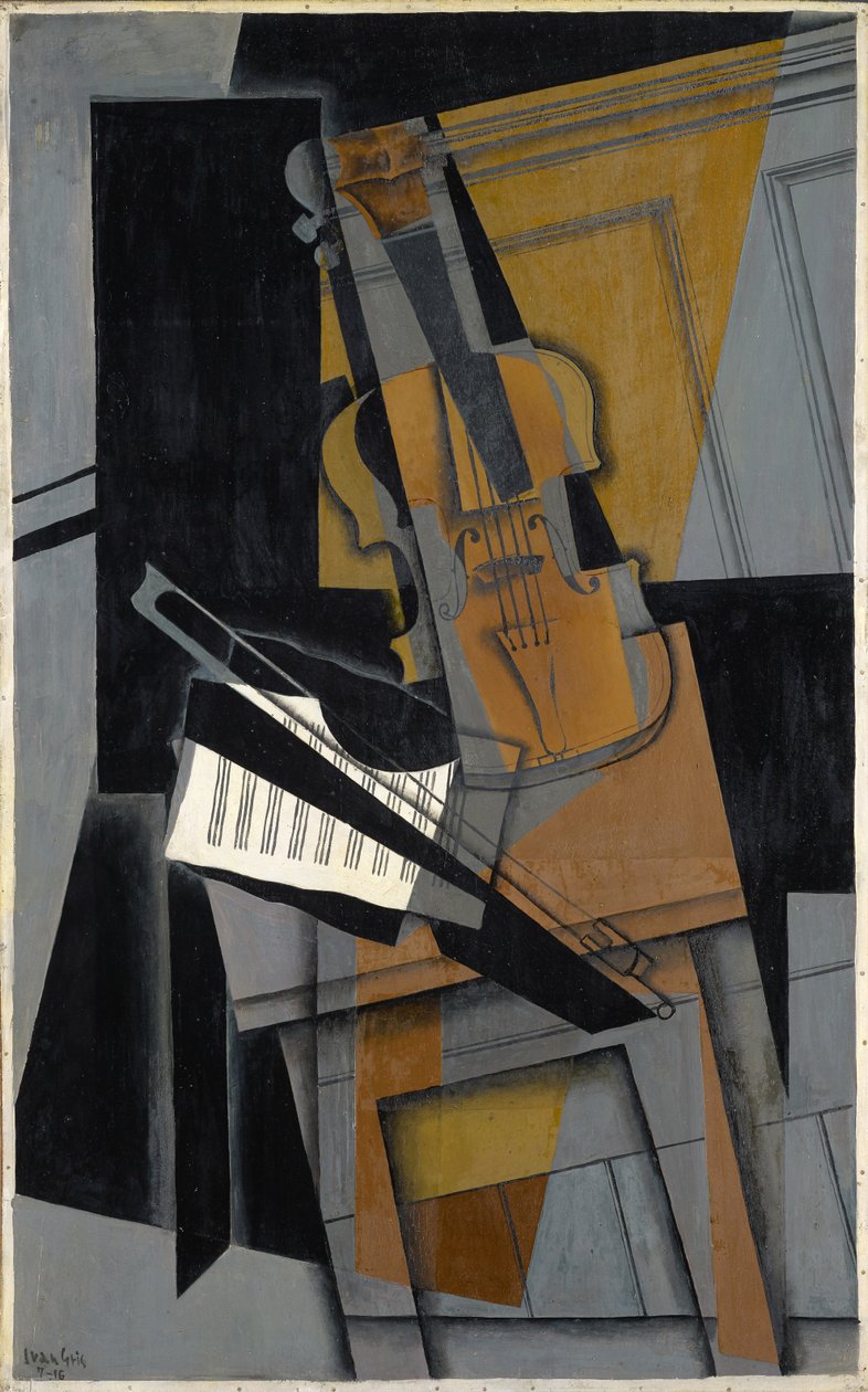 Fiolinen, 1916 av Juan Gris