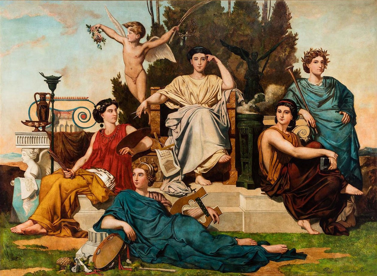 Allegory of the Arts av Juan Leon Palliere