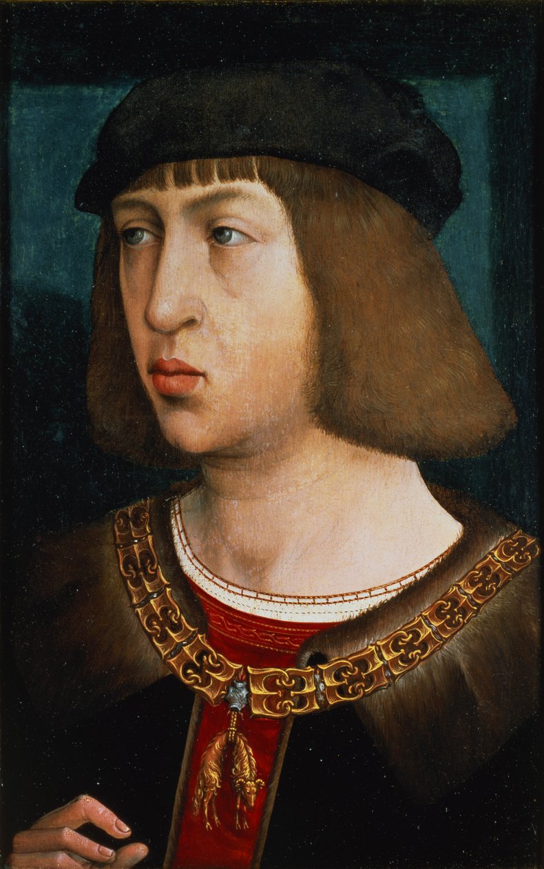 Filip I av Spania (1478-1506), sønn av Maximilian I (1459-1519) og Maria av Burgund (1457-82), 1500 (panel) av Juan de Flandes