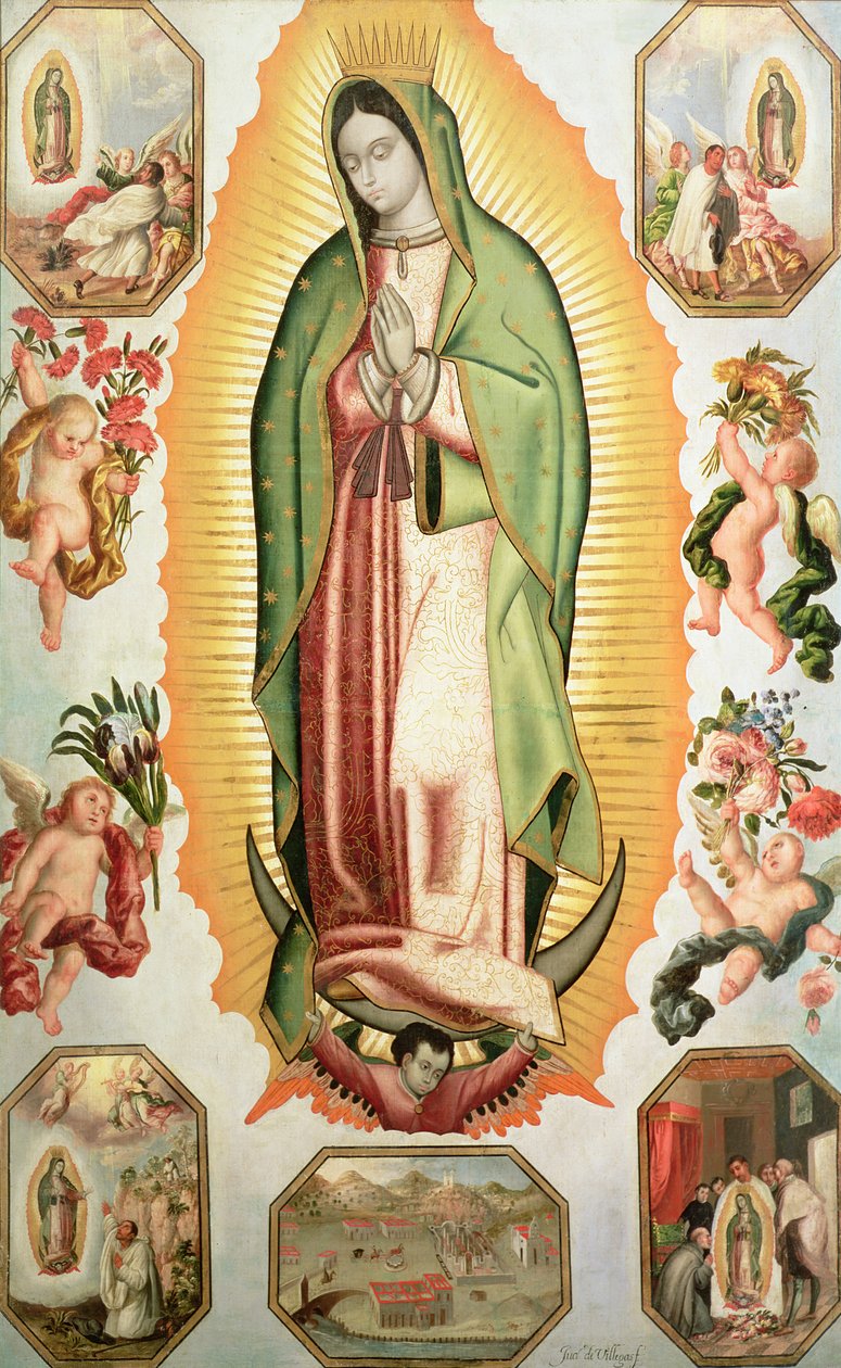 Jomfruen fra Guadalupe av Juan de Villegas
