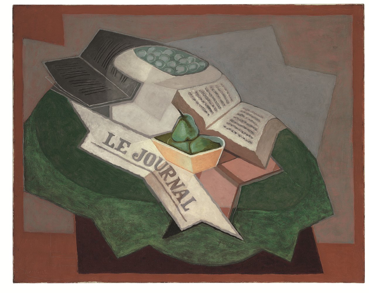 Det grønne teppet av Juan Gris