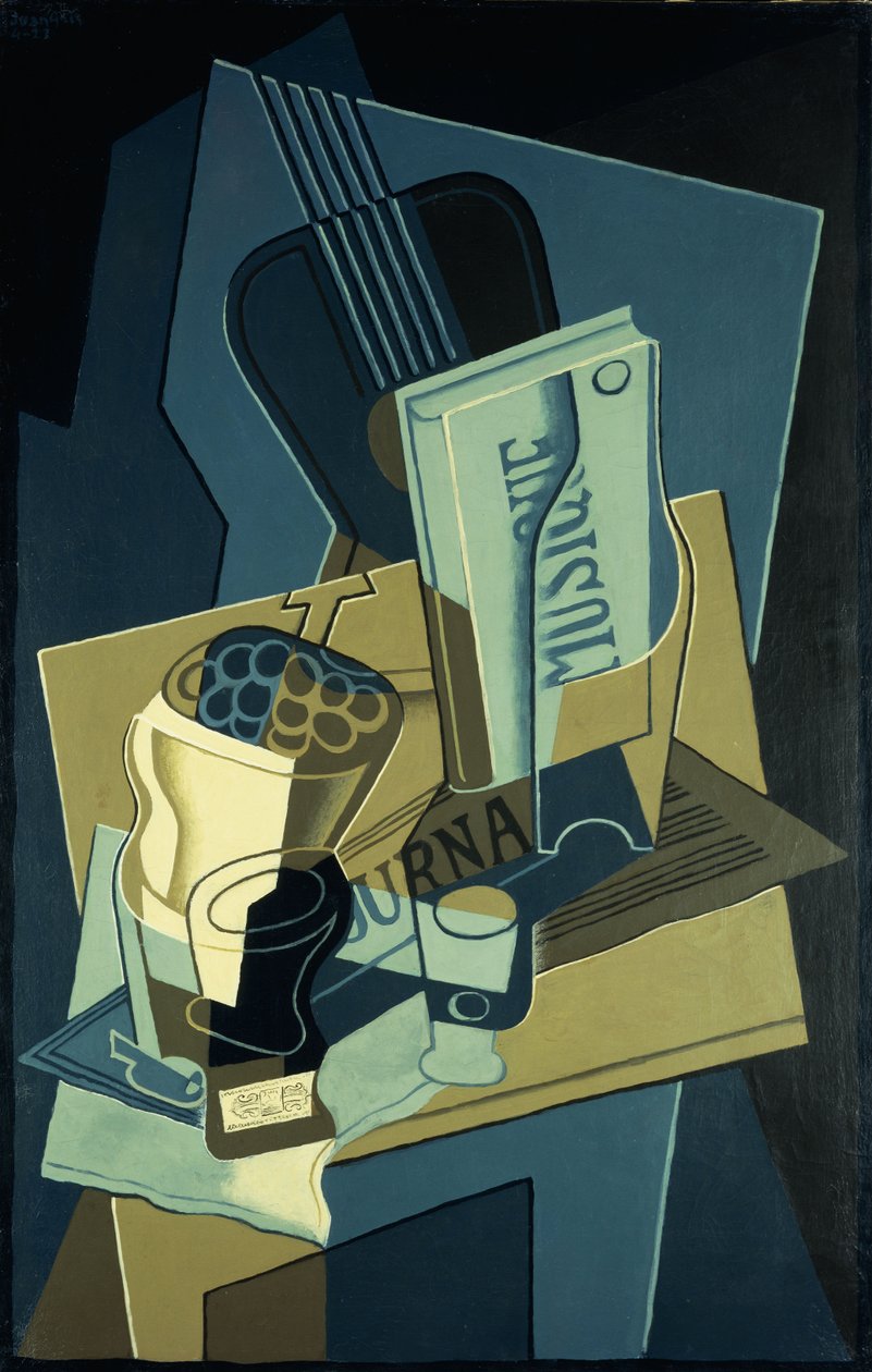 Musikkbok; The Music Notebook, 1922 av Juan Gris