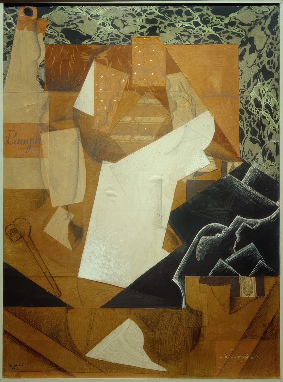 Stilleben med druer av Juan Gris