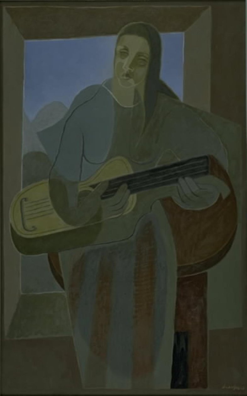 Gitarspilleren av Juan Gris