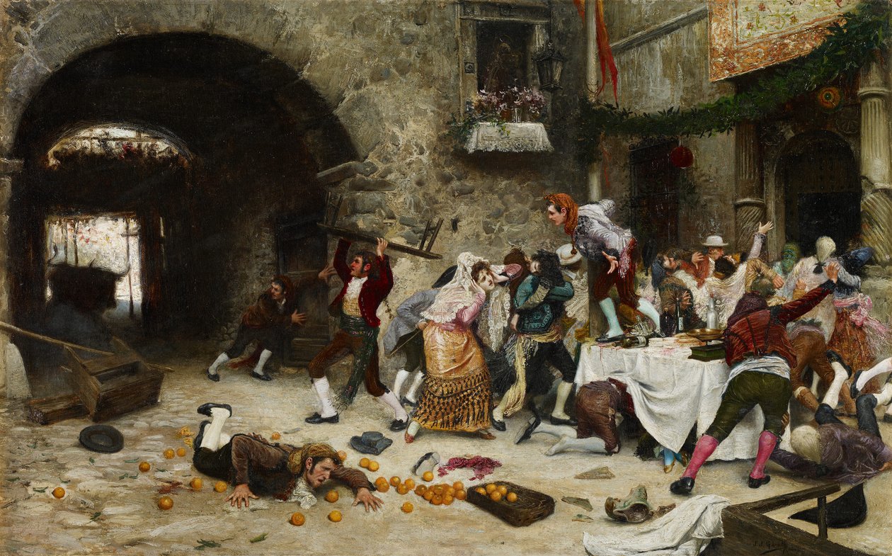 En avbrutt bankett av Juan José Gárate y Clavero