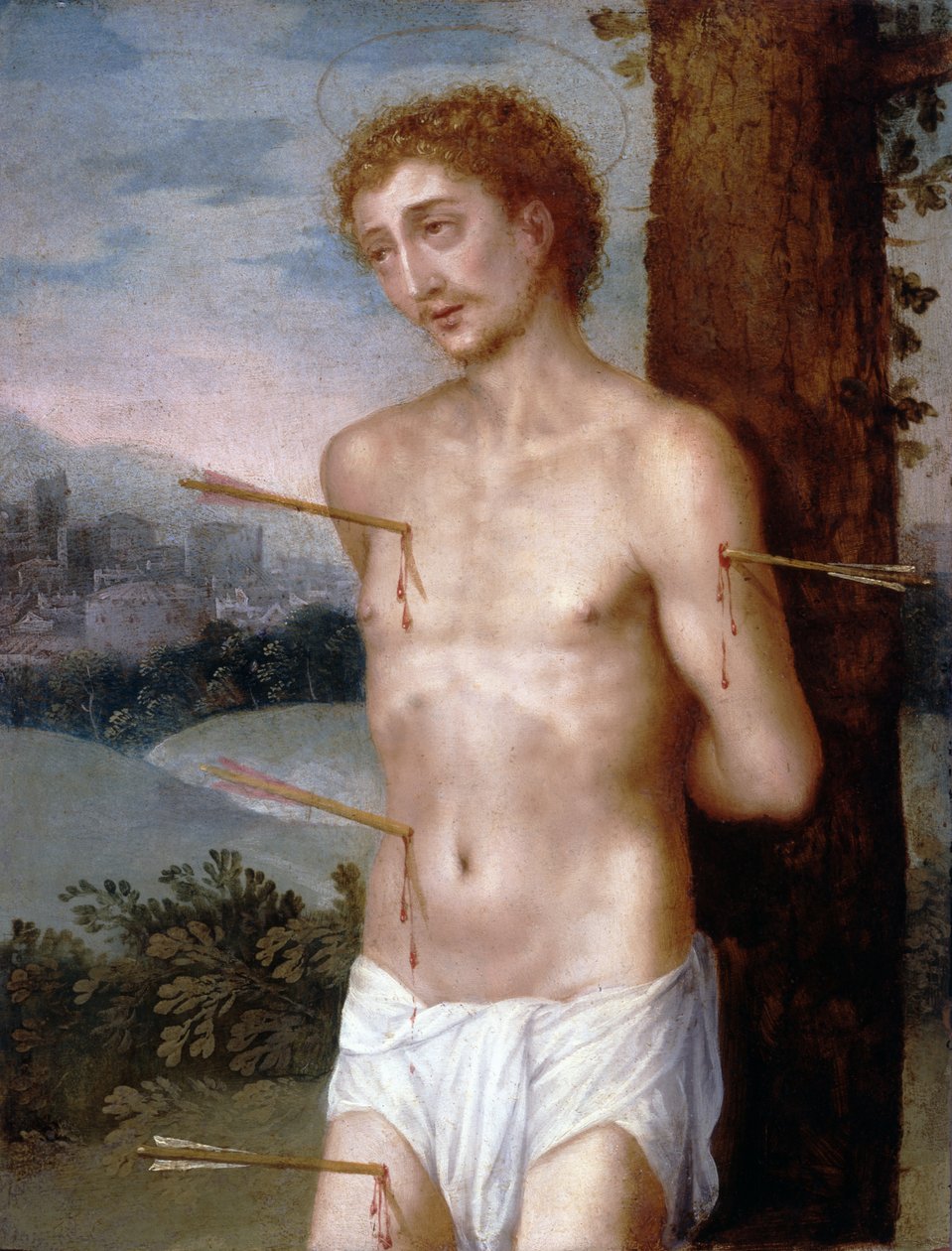 Saint Sebastian, ca. 1603 (olje på kobber) av Juan Sanchez Cotan
