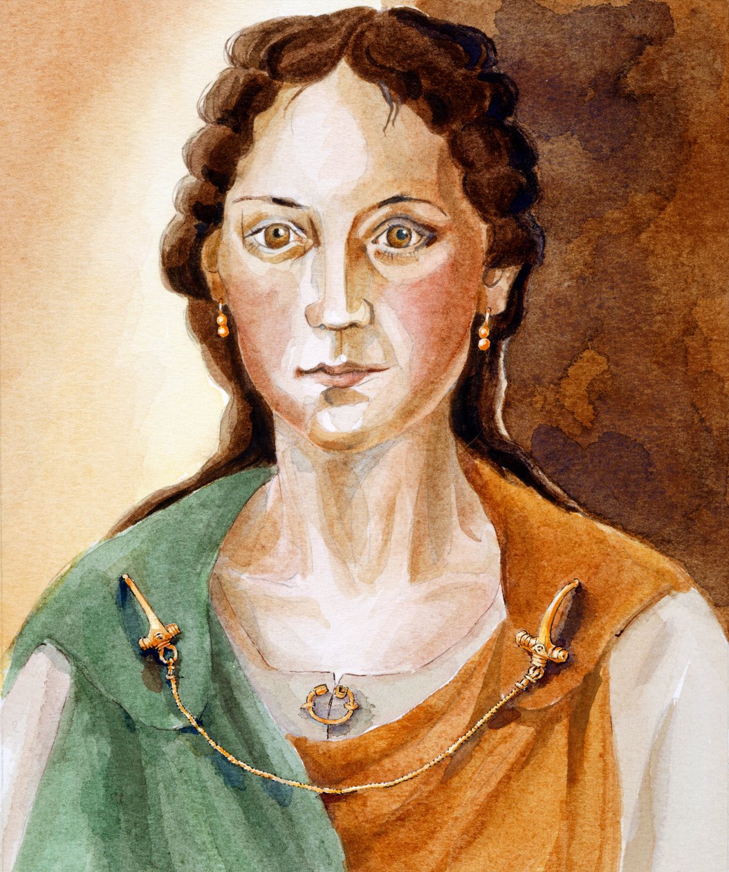 Romersk kvinne, sent på 200-tallet, c1990-2010 av Judith Dobie