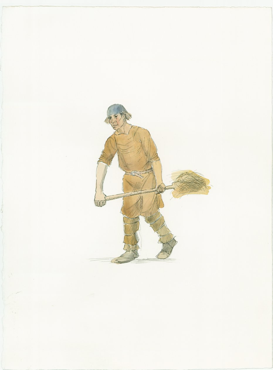Saksisk bonde, c1066 2015. av Judith Dobie