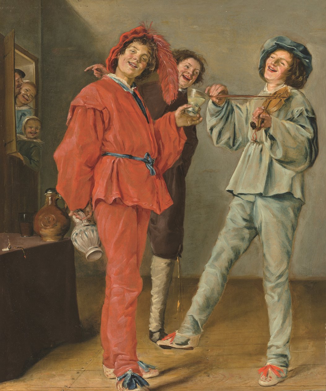 Merry Company (olje på lerret) av Judith Leyster
