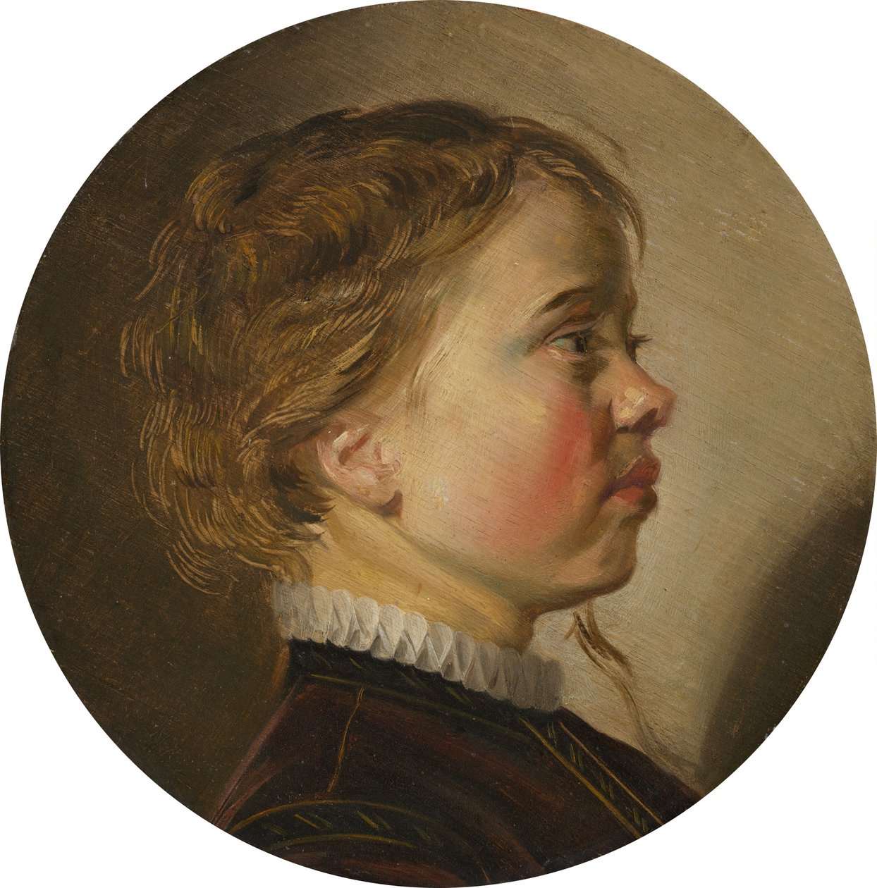 Ung gutt i profil, ca. 1630. av Judith Leyster