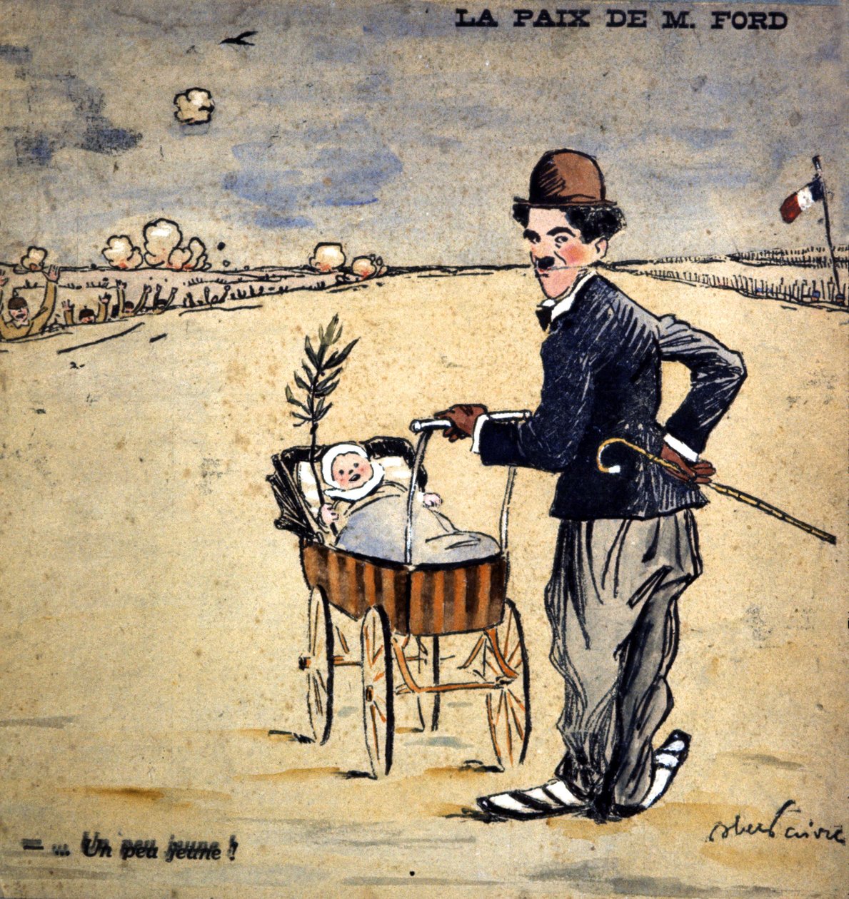 Mr. Fords fred, 1917 av Jules Abel Faivre