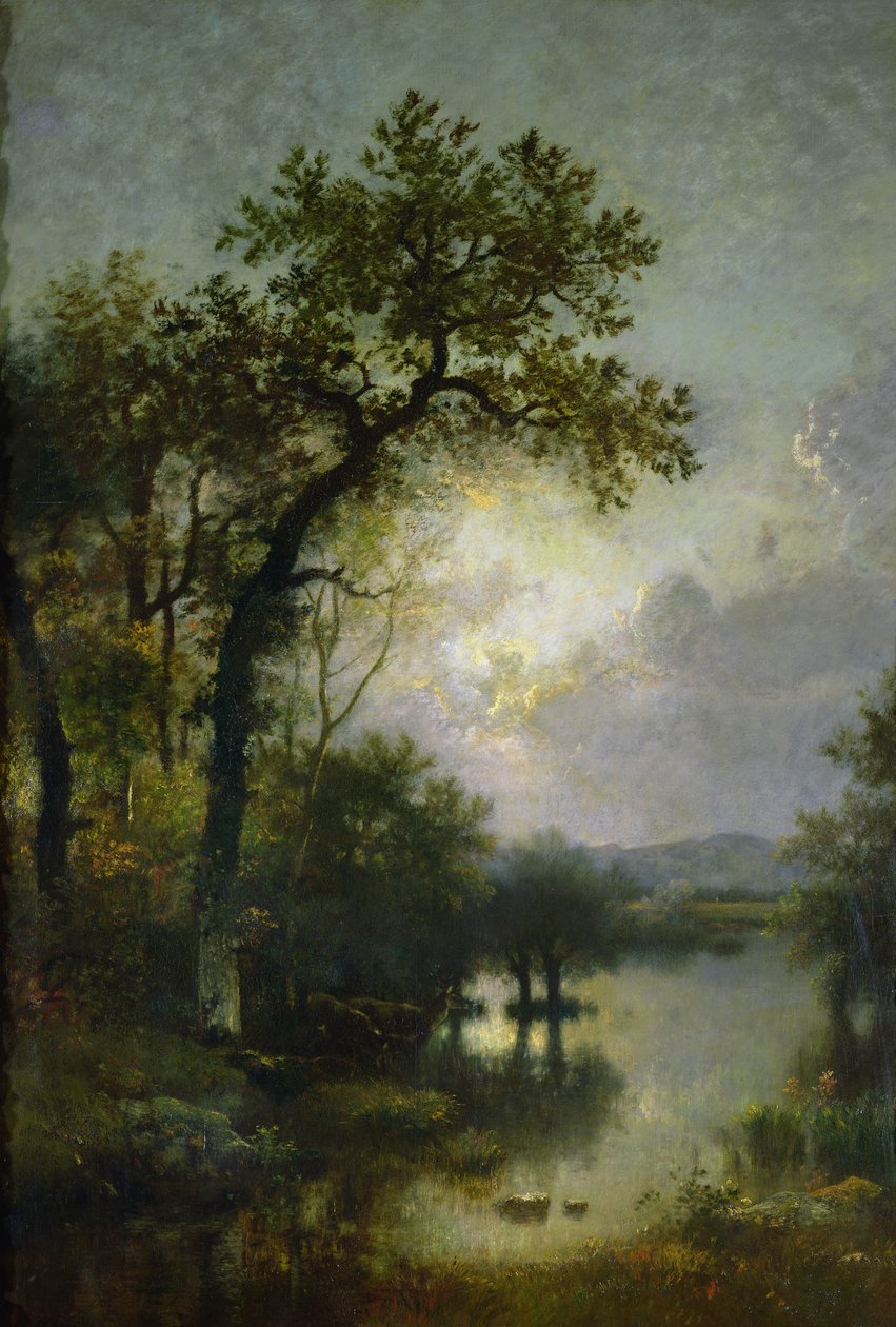 Morgen, ca. 1865 av Jules Dupré