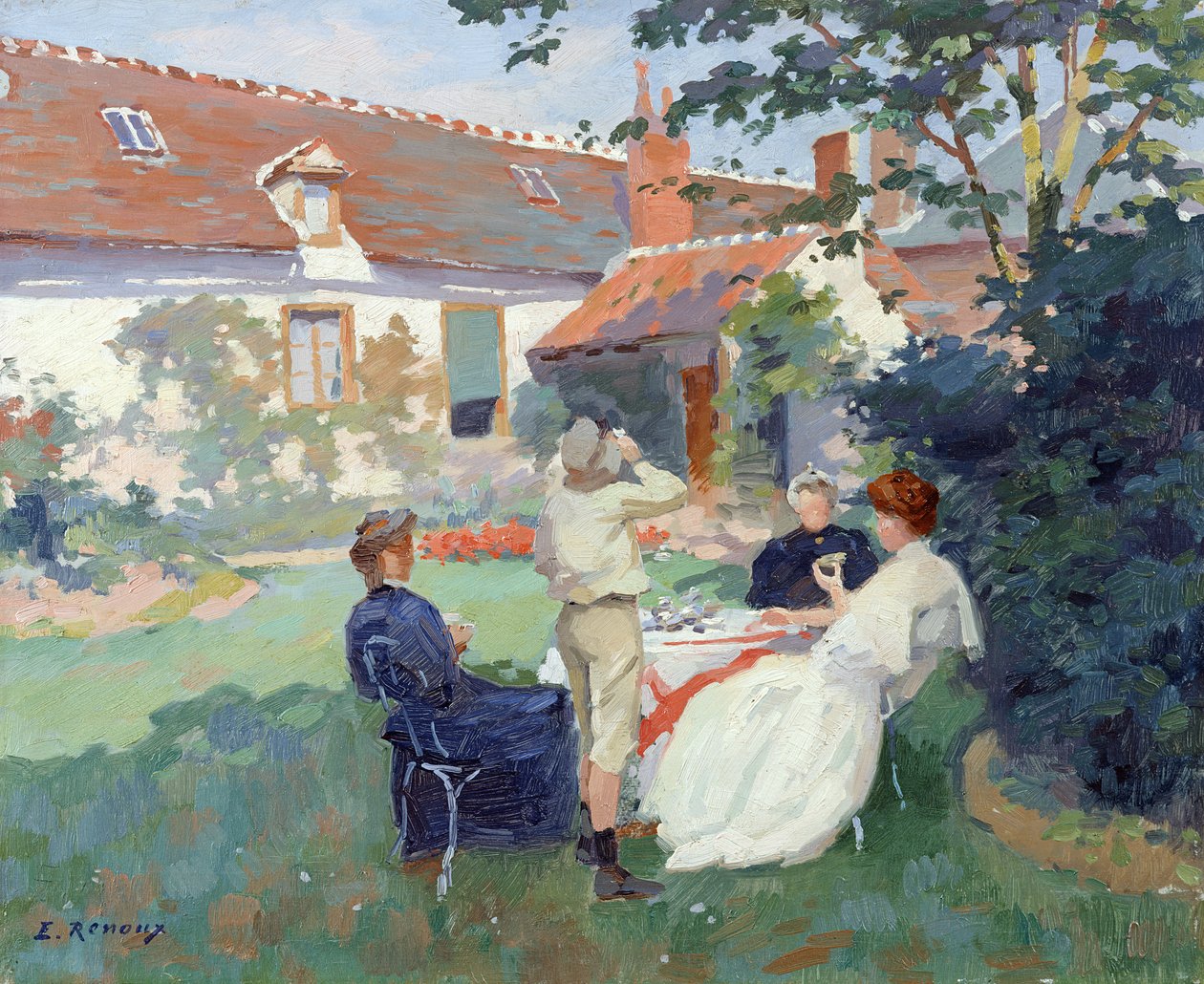 Teatime av Jules Ernest Renoux
