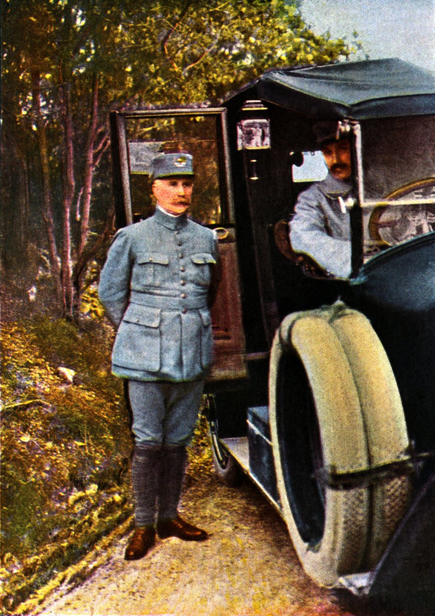 General Philippe Petain, september 1916 (autokrom) av Jules Gervais Courtellemont
