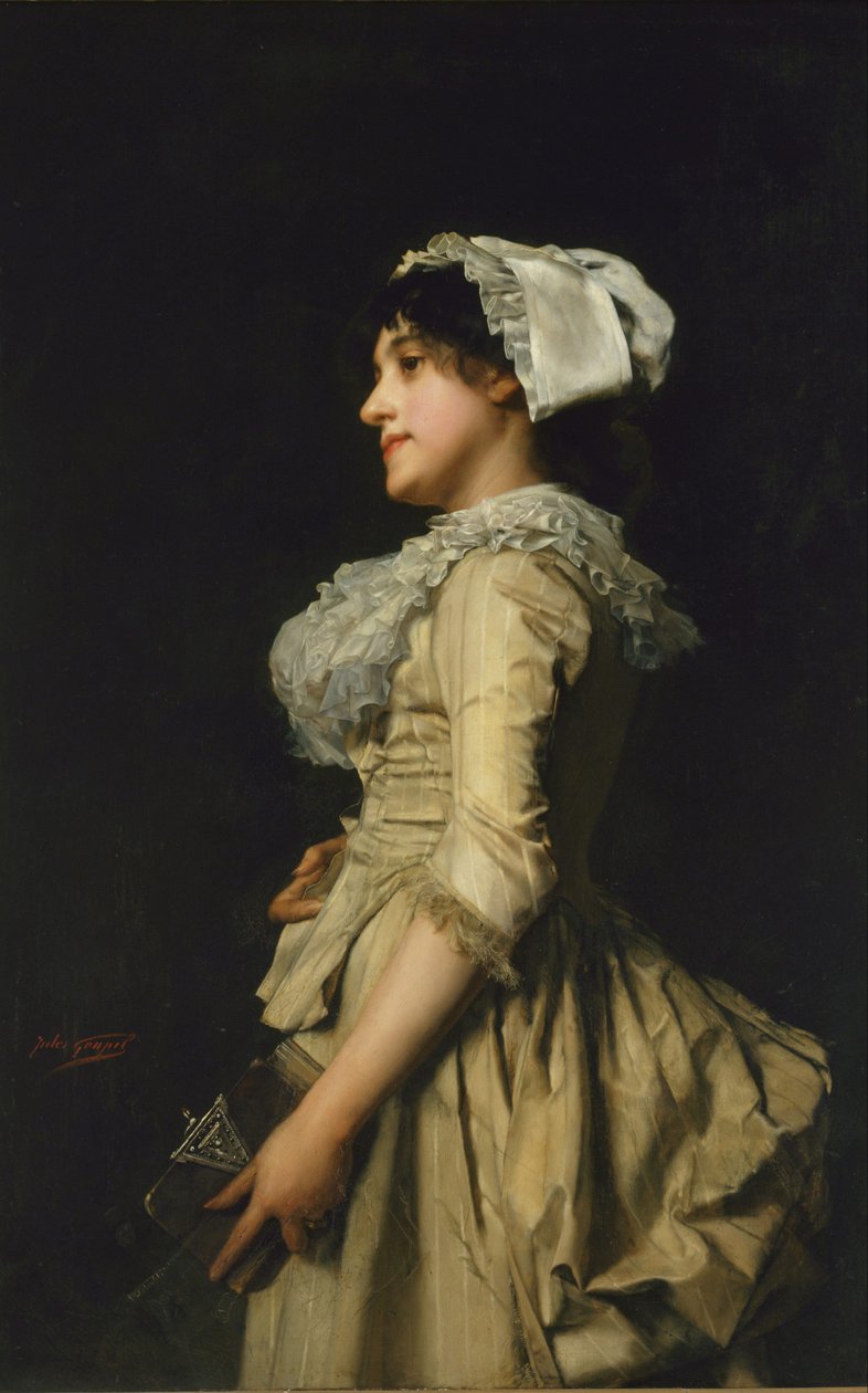 Landsbyjenta av Jules Adolphe Goupil