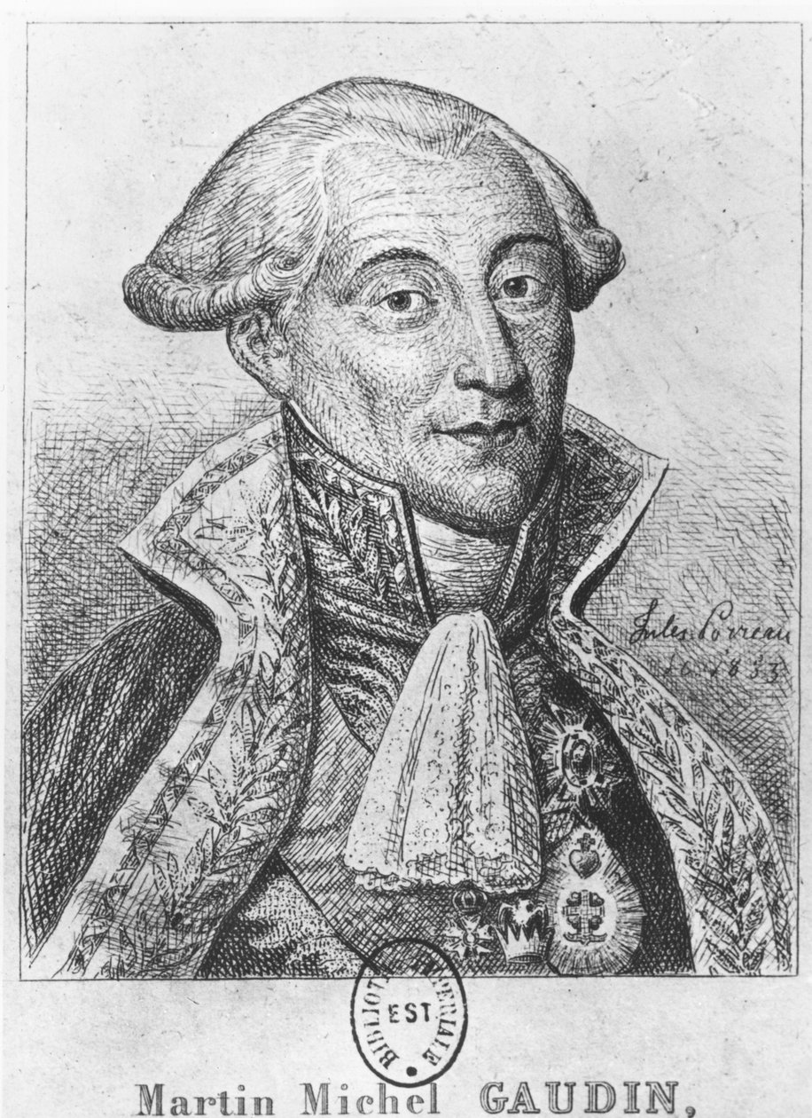 Martin Michel Gaudin, hertug av Gaete av Jules Porreau