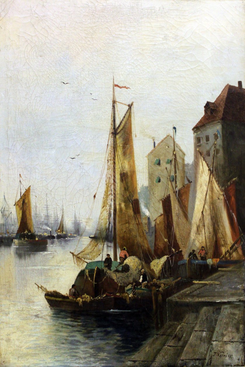 Le Havre havn av Jules Vernier