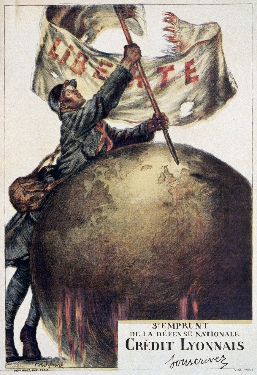 Det tredje nasjonale forsvarslånet, 1917 av Jules Abel Faivre