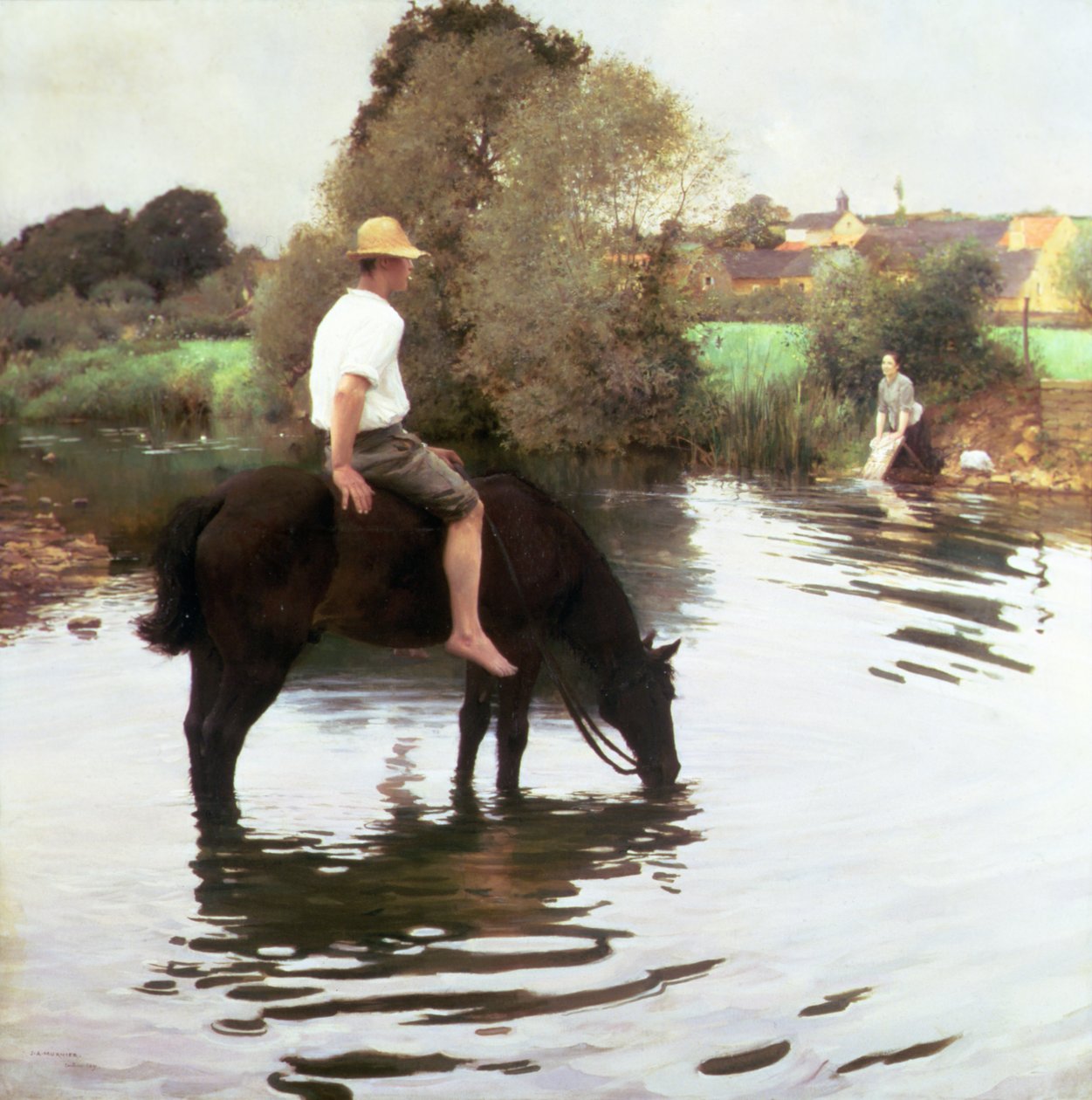 Vanningsplassen av Jules Alexis Muenier