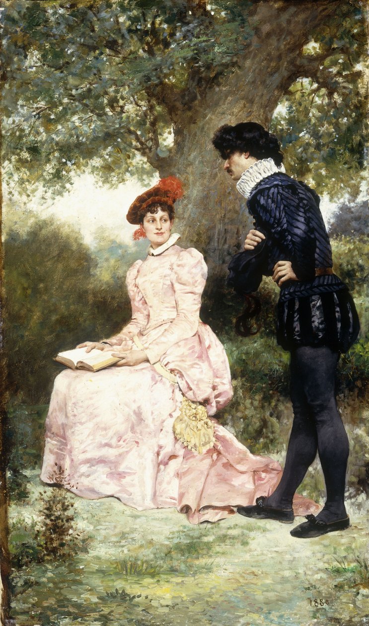 Et befriende par, 1880 av Jules Arsene Garnier
