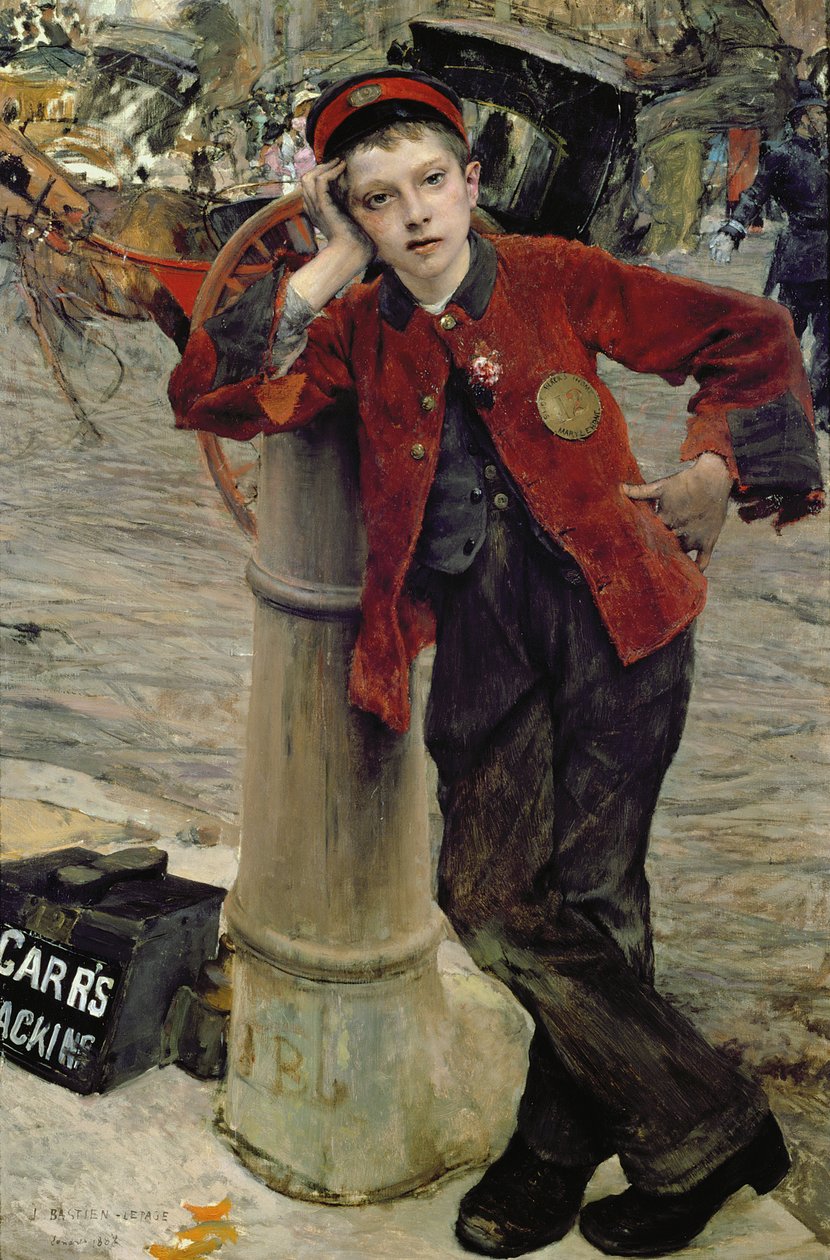 London Bootblack av Jules Bastien Lepage