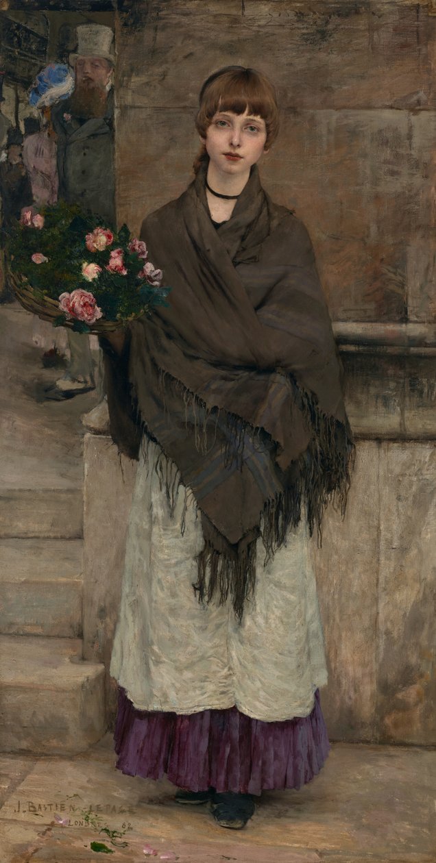Blomsterselger i London av Jules Bastien Lepage