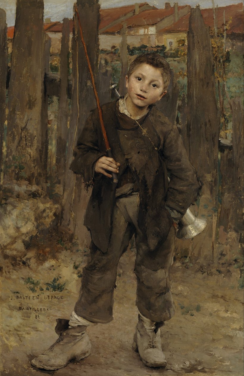Pas Mèche Nothing Doing, 1882 av Jules Bastien Lepage