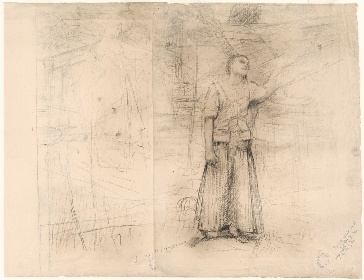 Studere til av Jules Bastien Lepage