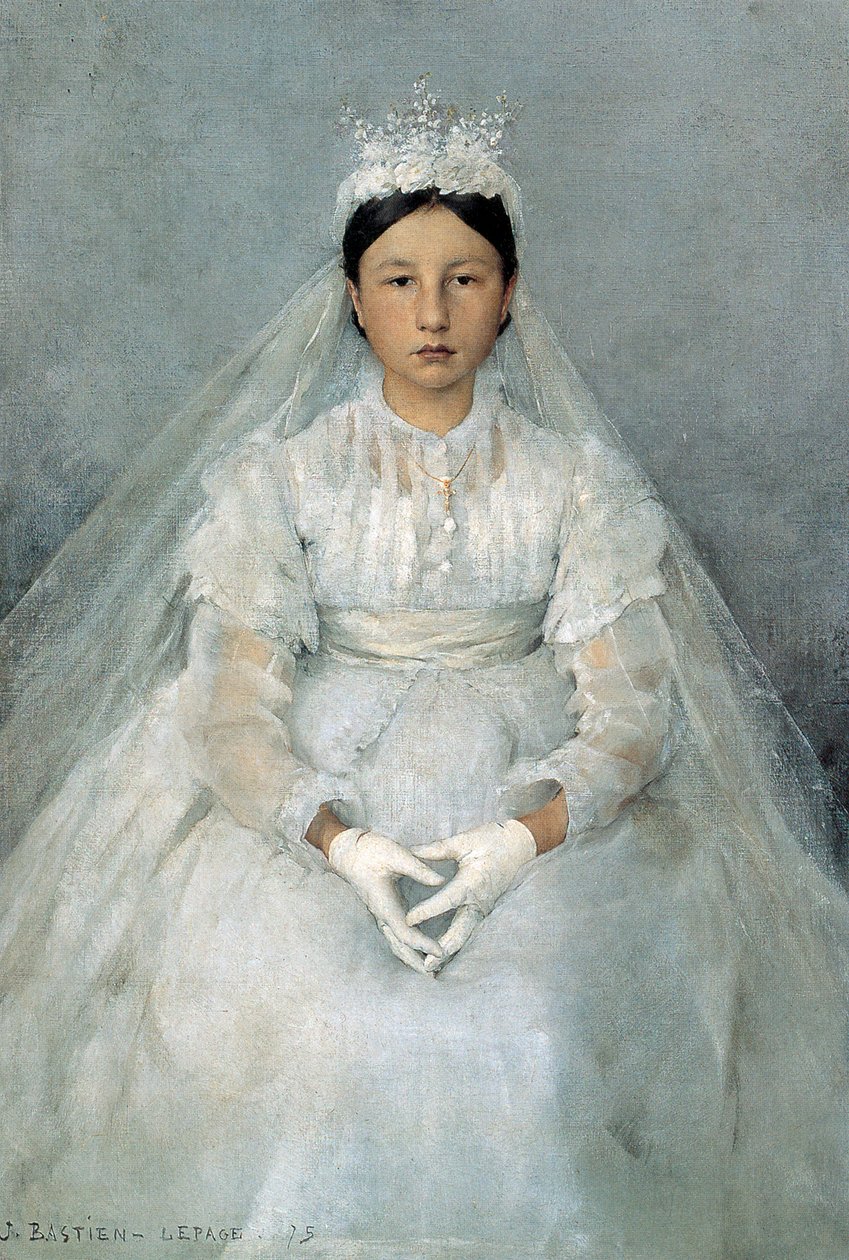 Kommunikanten, 1875. av Jules Bastien Lepage
