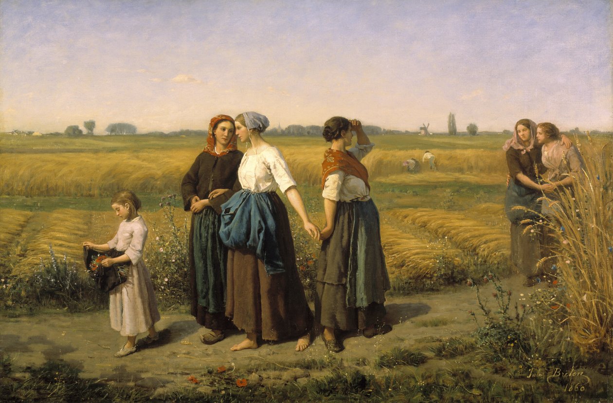 The Reapers av Jules Breton