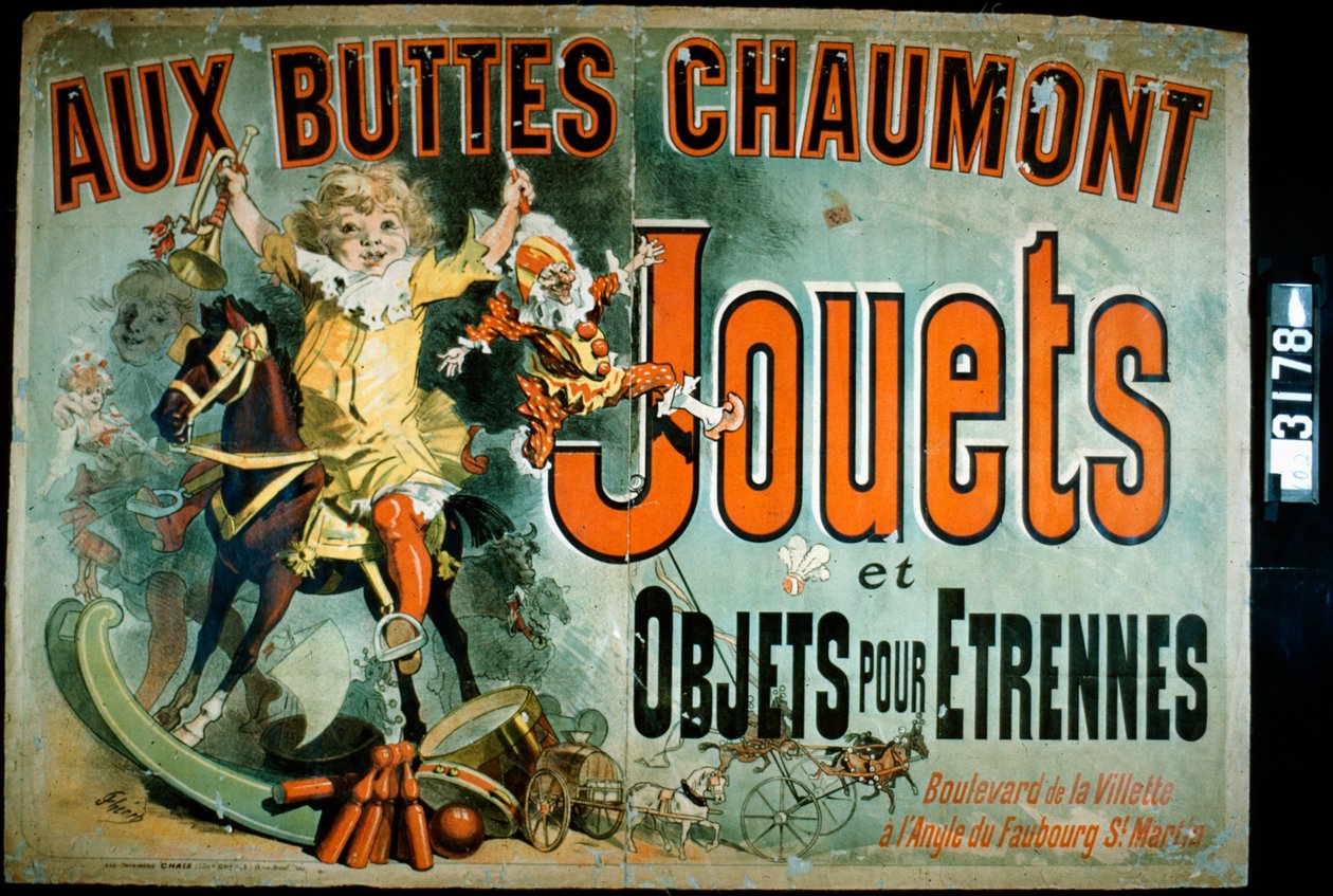 På Buttes Chaumont, 1885 av Jules Cheret