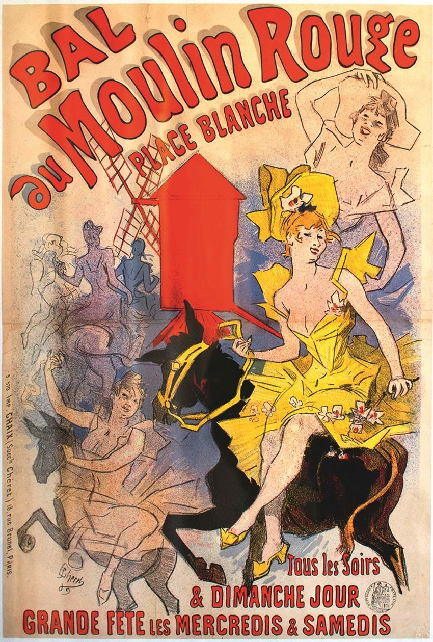 Moulin Rouge Ball, 1889. av Jules Cheret