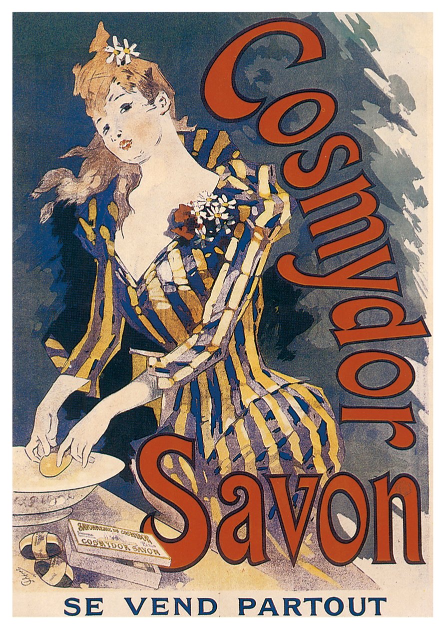 Cosmydor Soap, 1891 av Jules Cheret