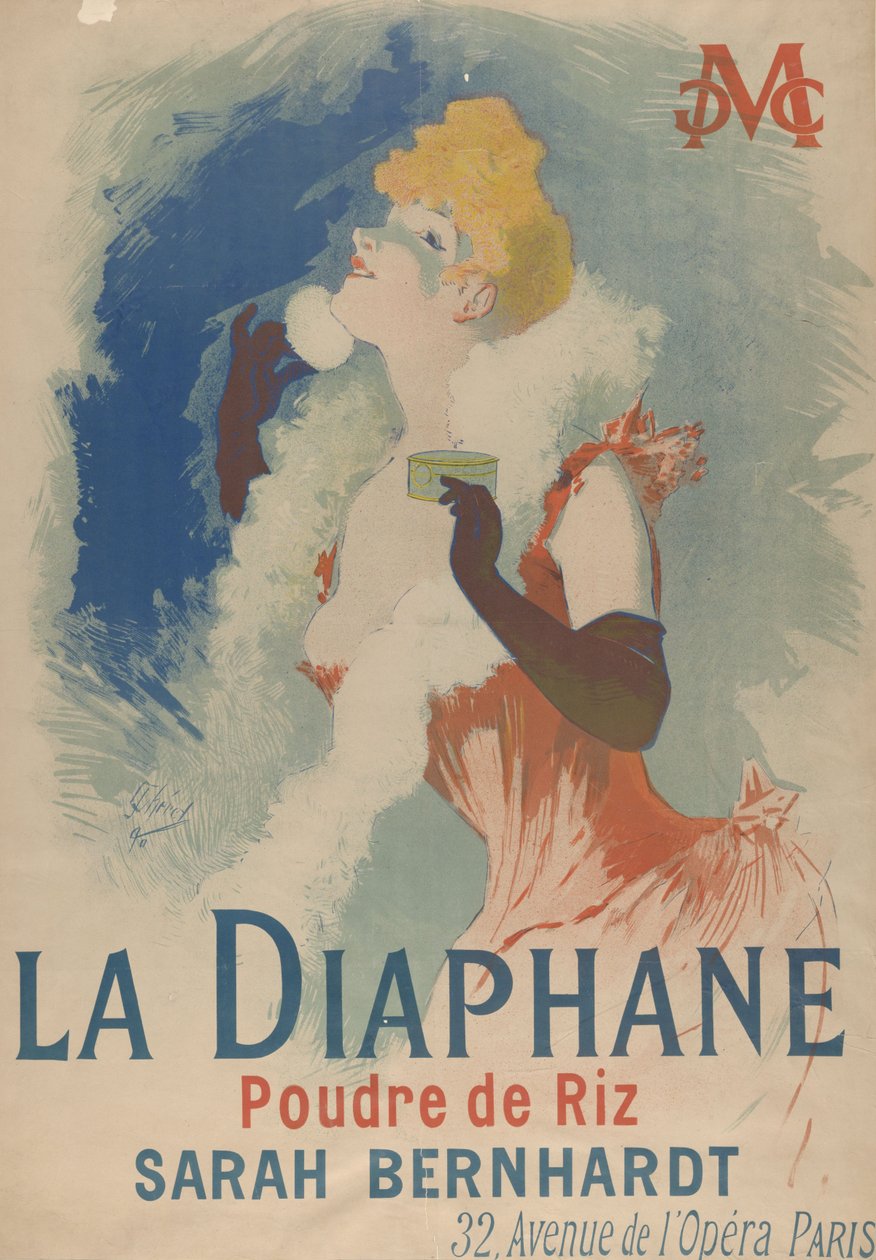The Diaphane. Rispulver, 1890 av Jules Cheret