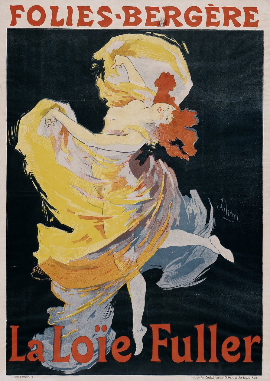 Loïe Fuller-plakat av Jules Cheret