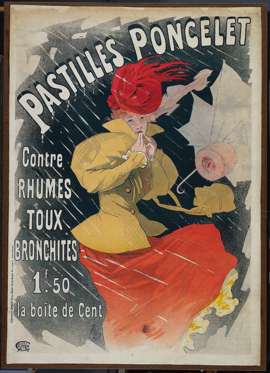 Poncelet-pastiller, 1896. av Jules Cheret