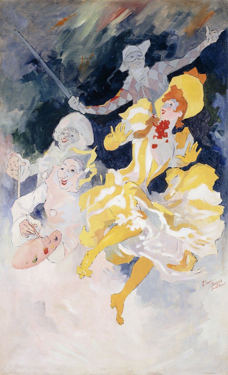 Regnbuen; Regnbuen, ca. 1894 av Jules Cheret
