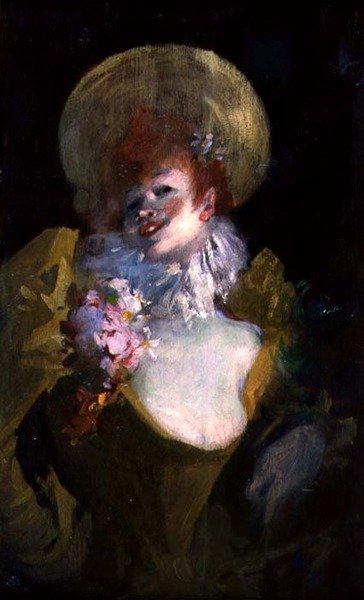 The Star, ca. 1895 (olje på panel) av Jules Cheret
